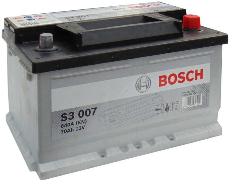 Bosch Starterbatterie S3 12V 70Ah 640A BMW 3 Limousine, 0092S30070