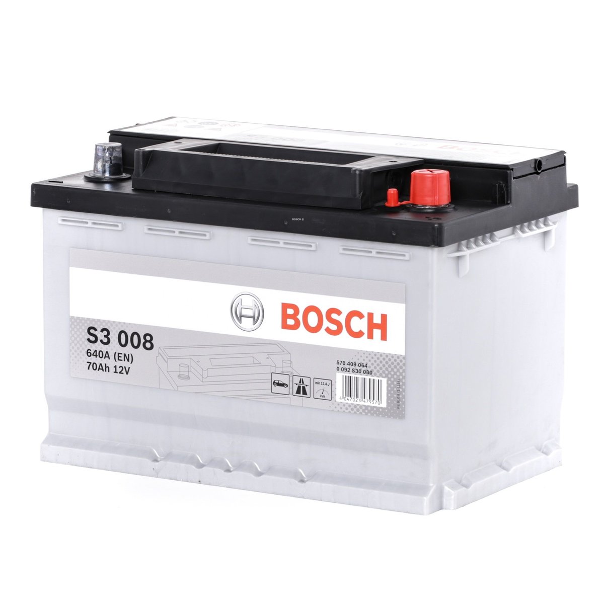Bosch Starterbatterie S3 12V 70Ah 640A BMW 3 Coupé, 0092S30080