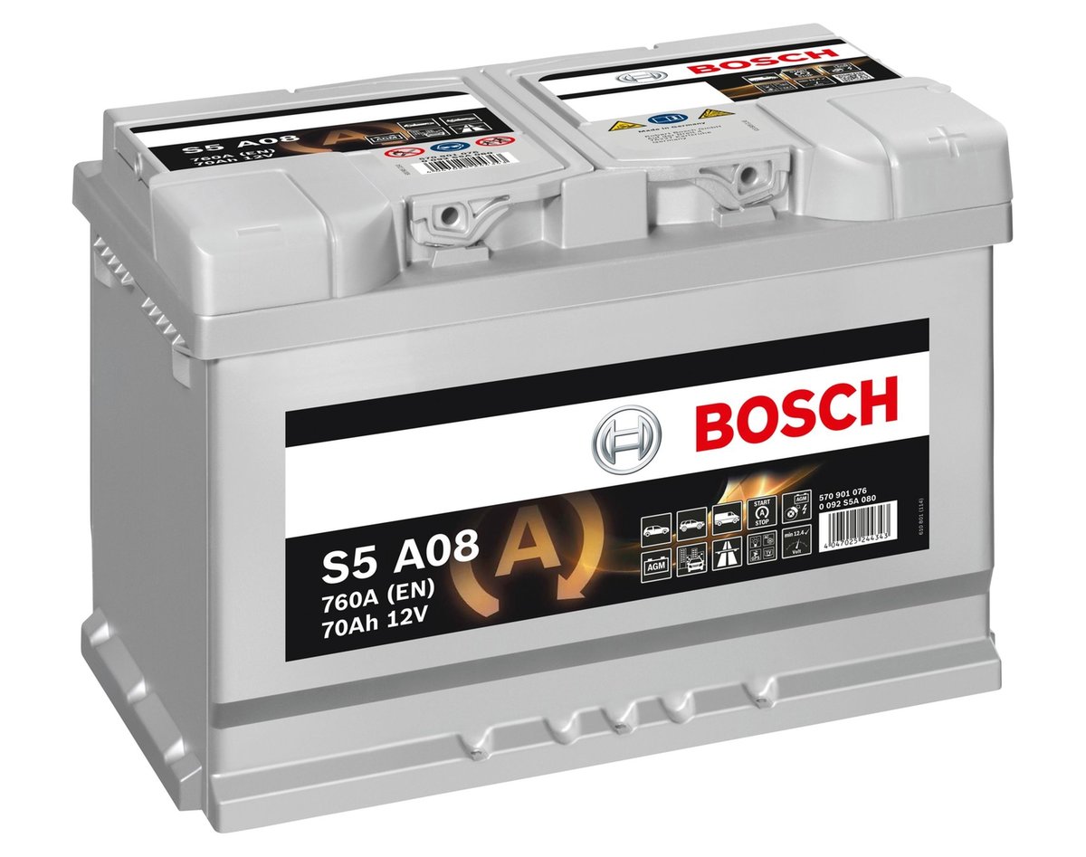 Bosch Starterbatterie S5A AGM 12V 70Ah 760A BMW 3 Limousine