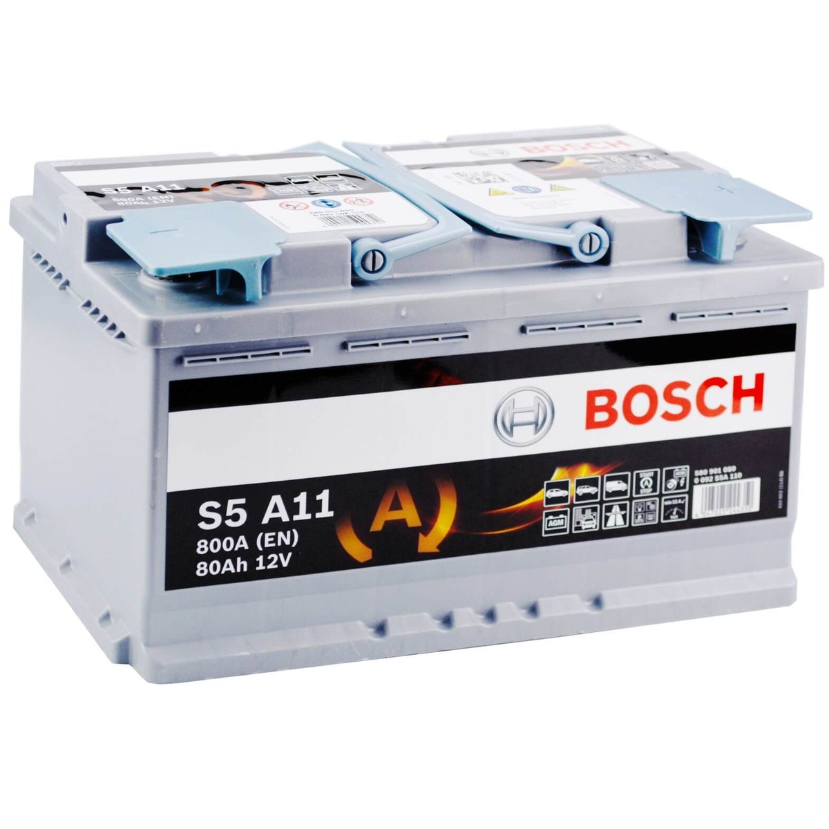 EXIDE Start-Stop Batterie EK800 12V 80Ah 800A B13 AGM-Batterie EK800  (115AGM), AGM80SS