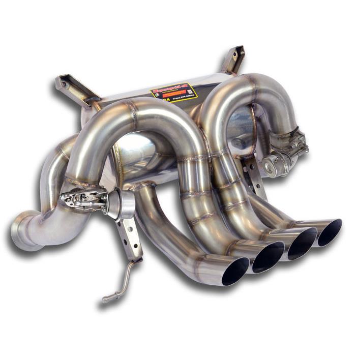 Supersprint Endschalldämpfer mit Klappe 350604