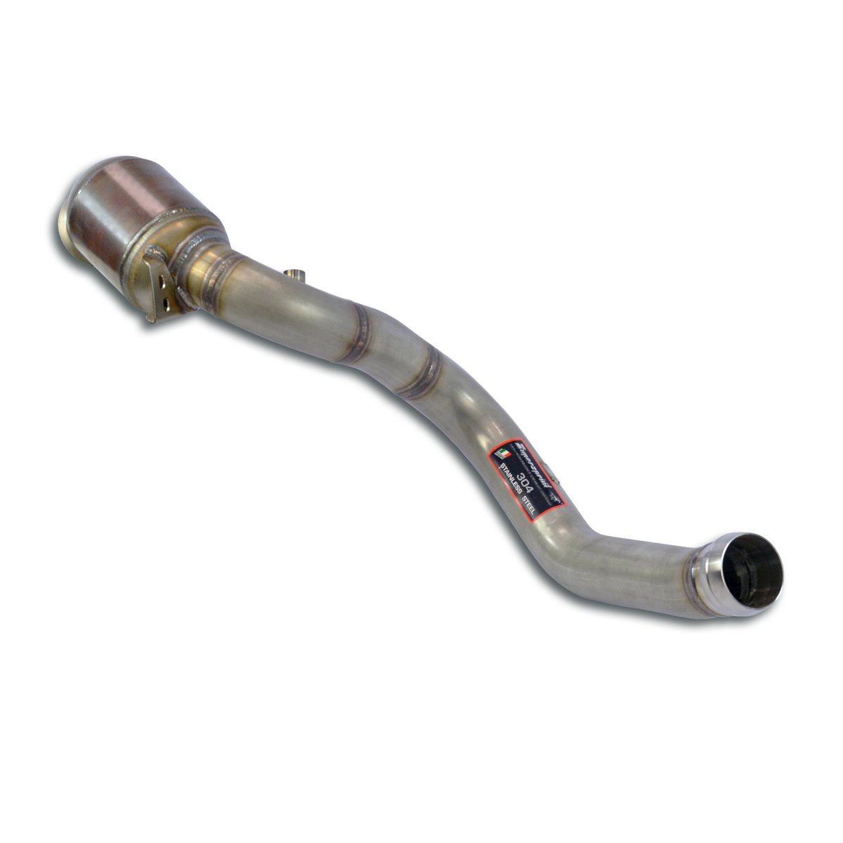 Supersprint Downpipe mit Sportkatalysator rechts 721921