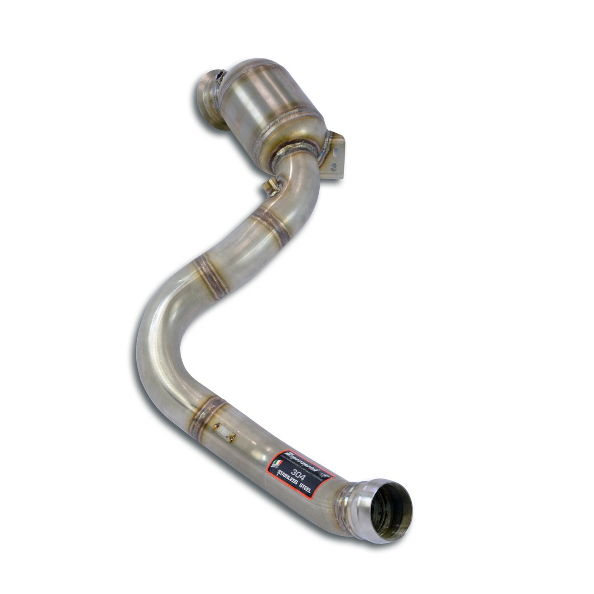 Supersprint Downpipe mit Sportkatalysator links 721941