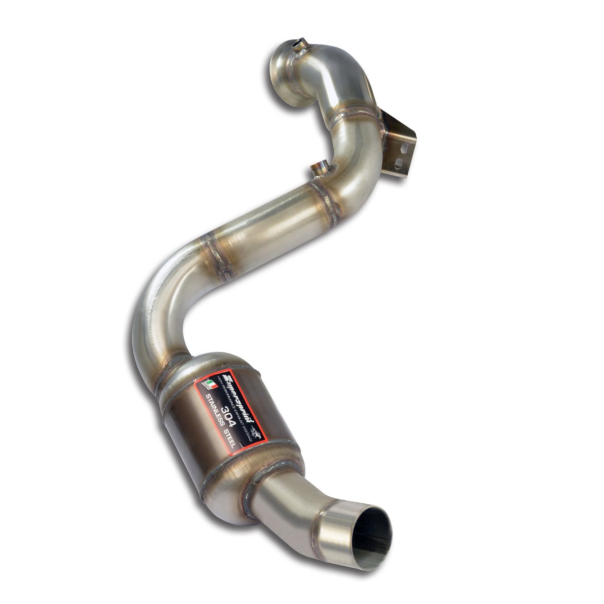 Supersprint Downpipe mit Sportkatalysator links 722381