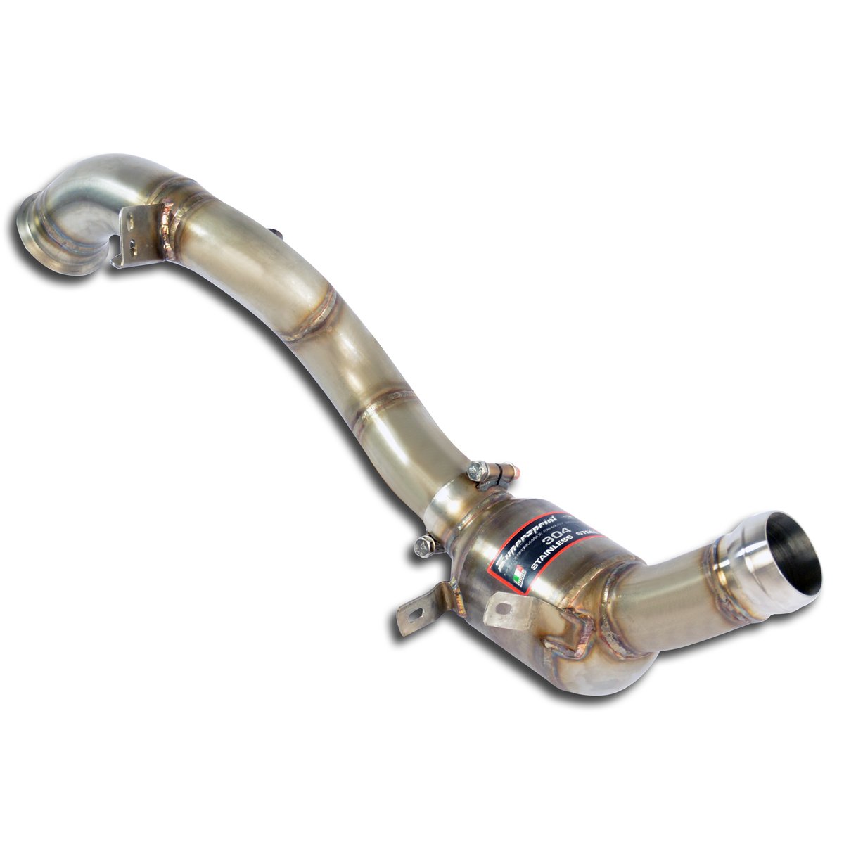 Supersprint Downpipe mit Sportkatalysator rechts 723161