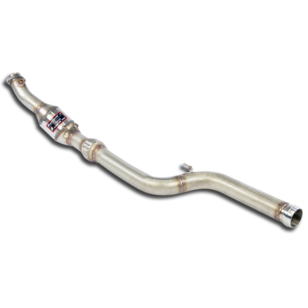 Supersprint Downpipe mit Sportkatalysator links 723241
