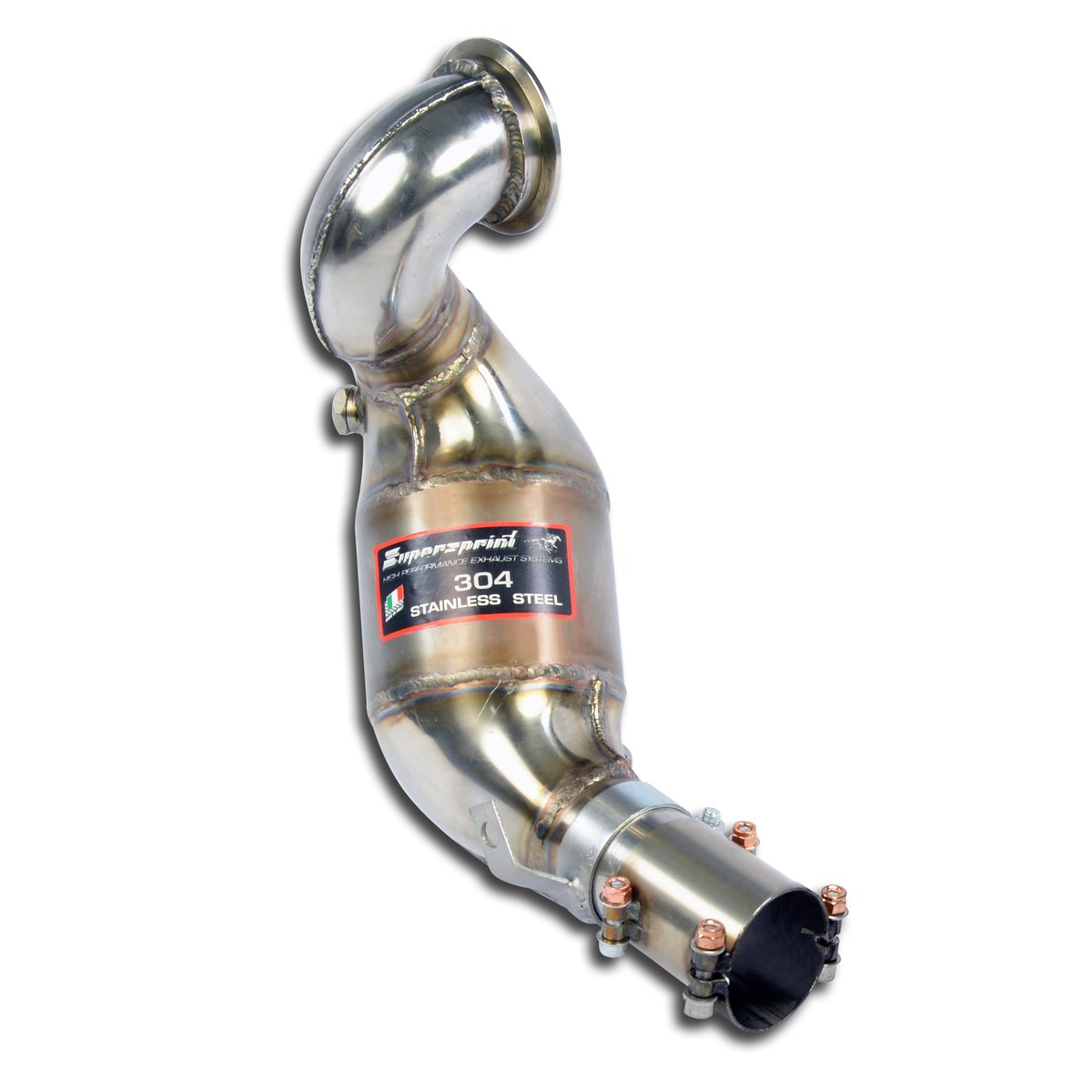 Supersprint Downpipe mit Sportkatalysator 756321