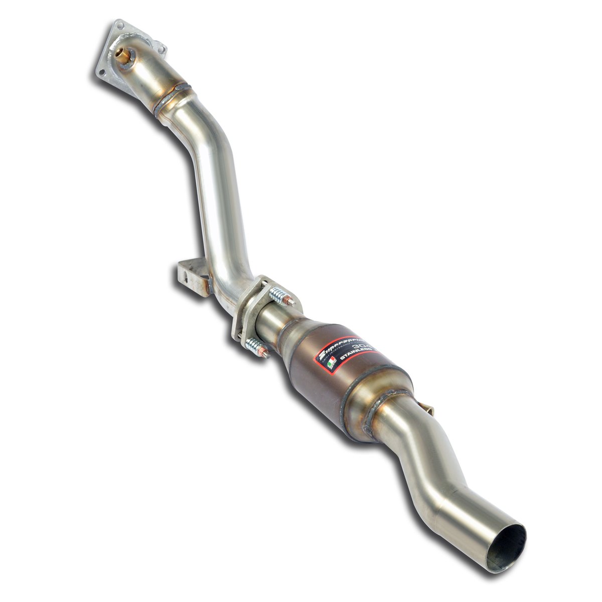 Supersprint Downpipe mit Sportkatalysator rechts 762521