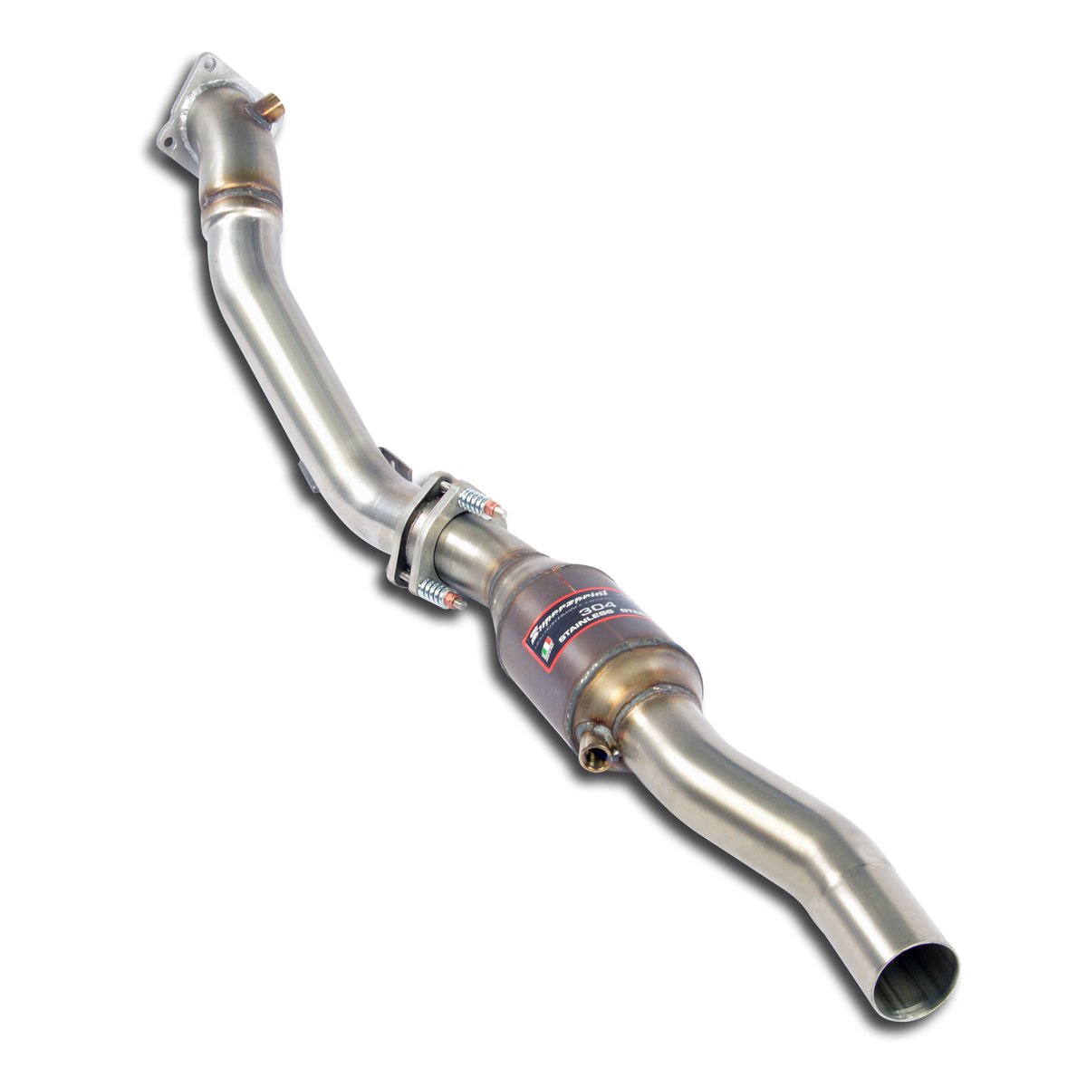 Supersprint Downpipe mit Sportkatalysator links 764141