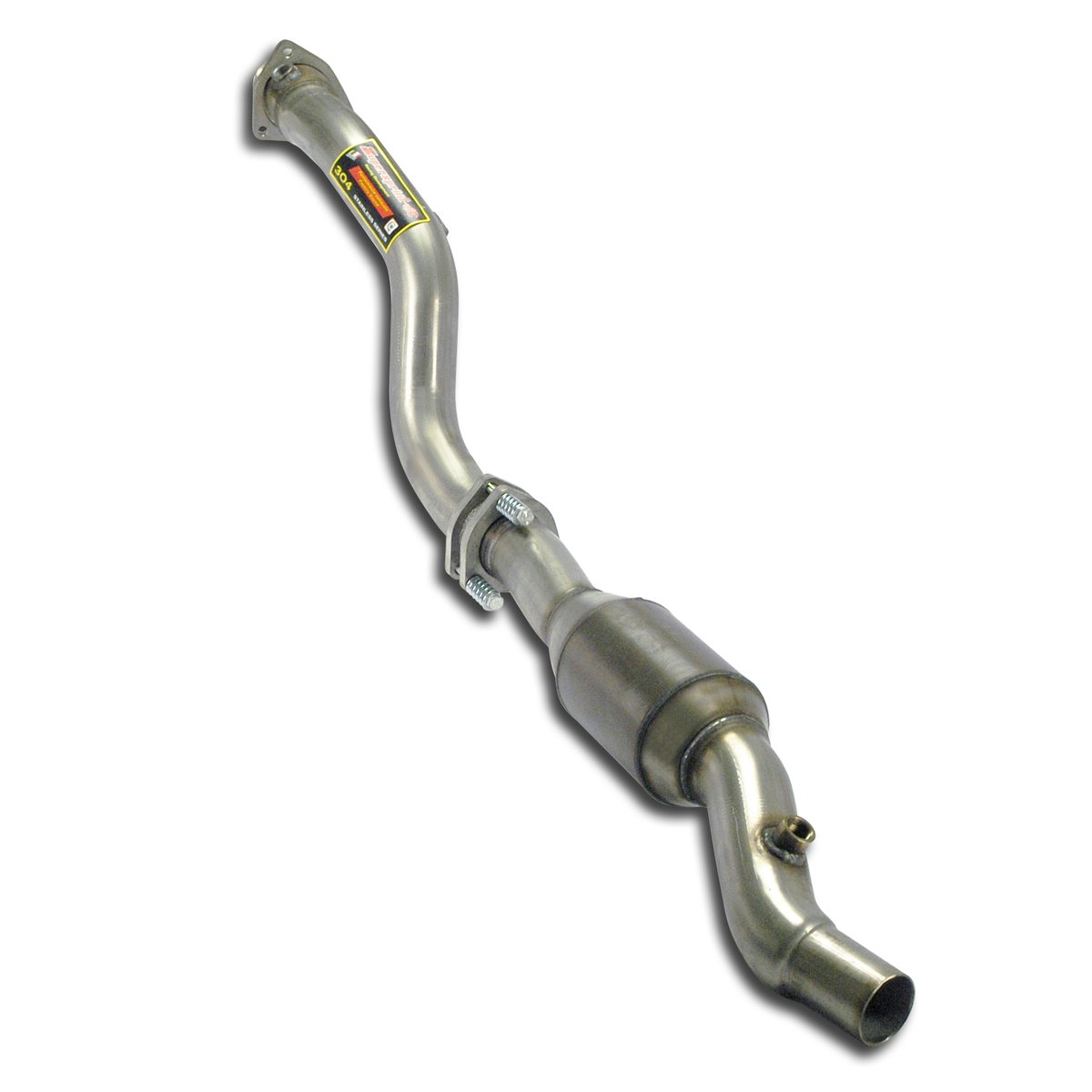 Supersprint Downpipe mit Sportkatalysator rechts 764321