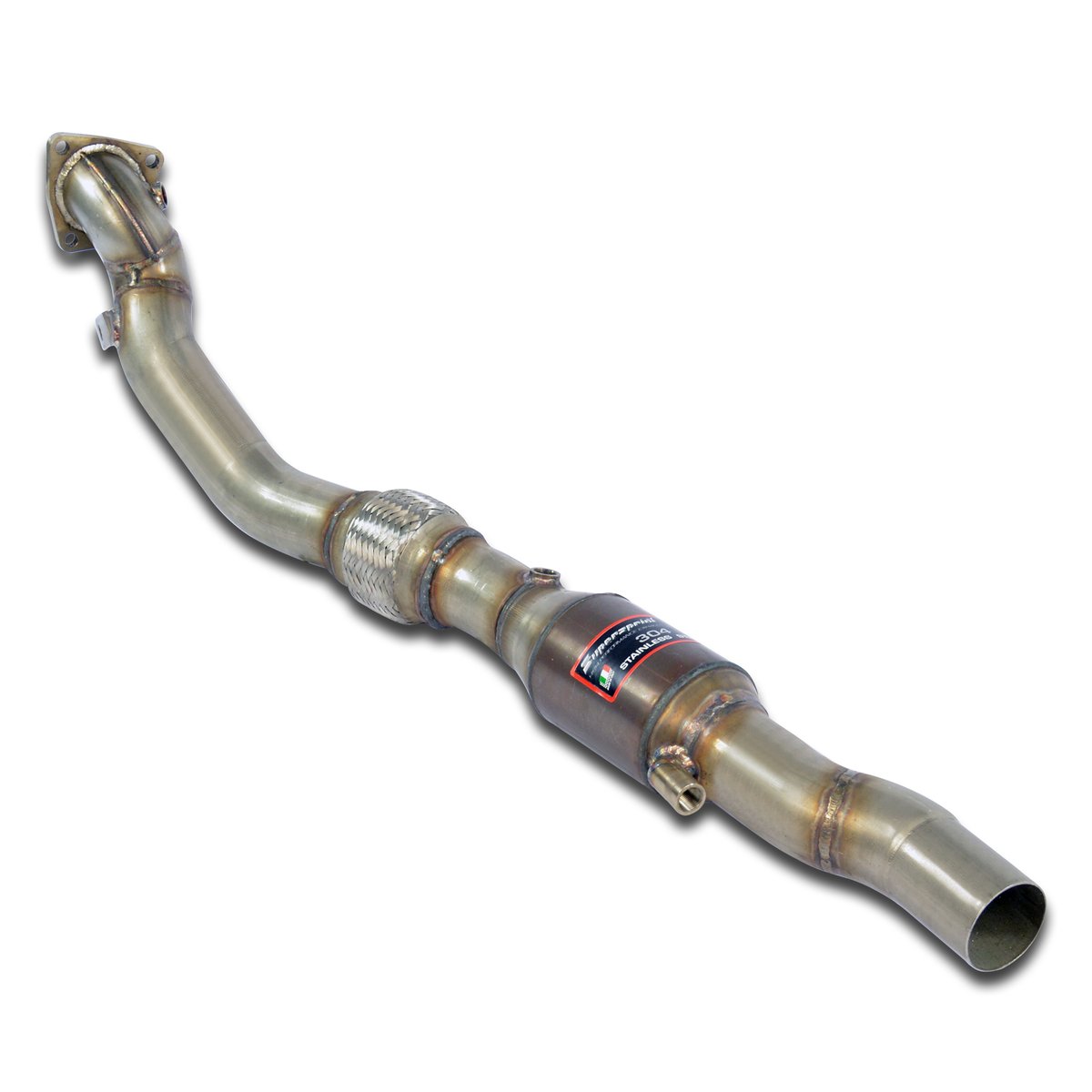 Supersprint Downpipe mit Sportkatalysator links 764341