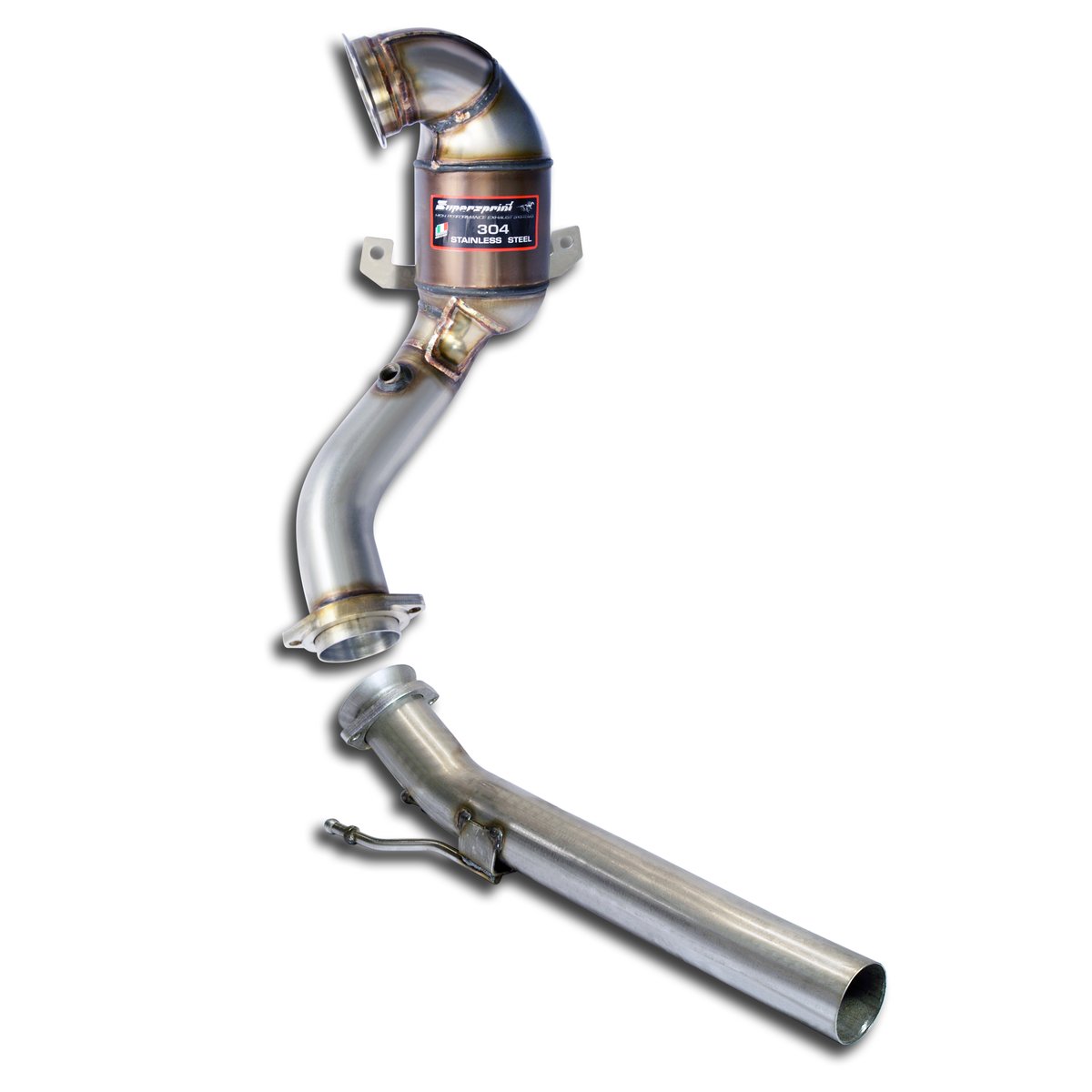 Supersprint Downpipe mit Sportkatalysator 917021