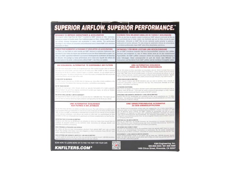 K&N Engineering Sportluftfilter 33-5033