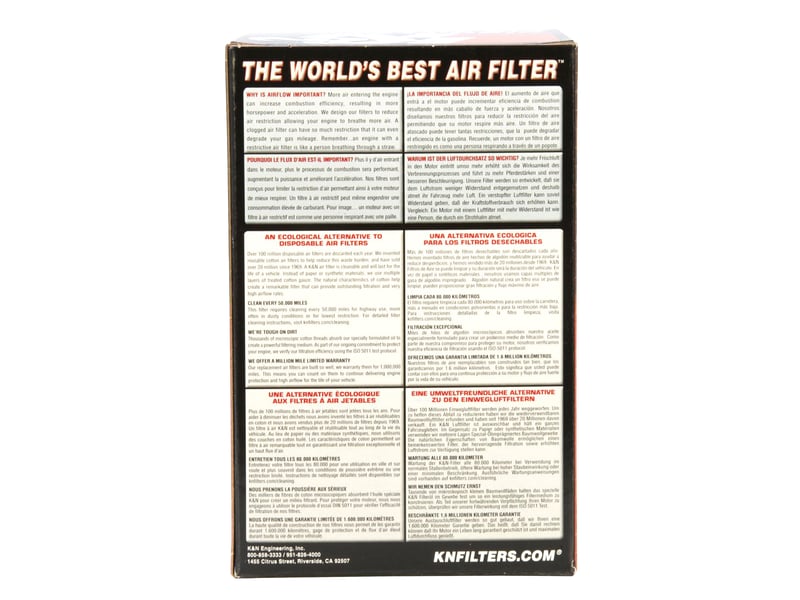 K&N Engineering Sportluftfiltersystem 57-0062