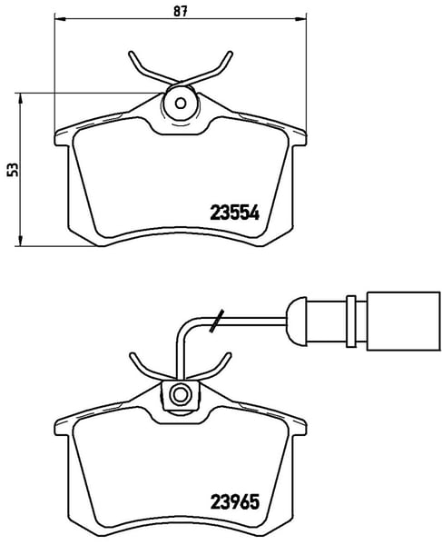 Brembo Bremsbelagsatz P 85 058