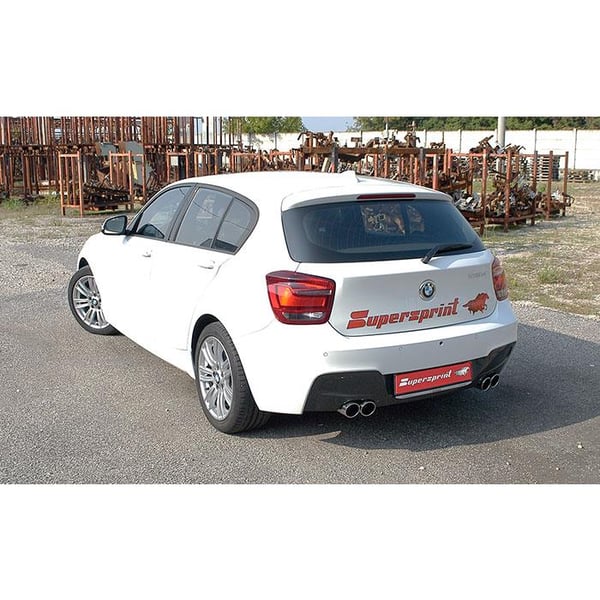 Supersprint Endschalldämpfer mit Verbindungsrohr - rechts und links 521706