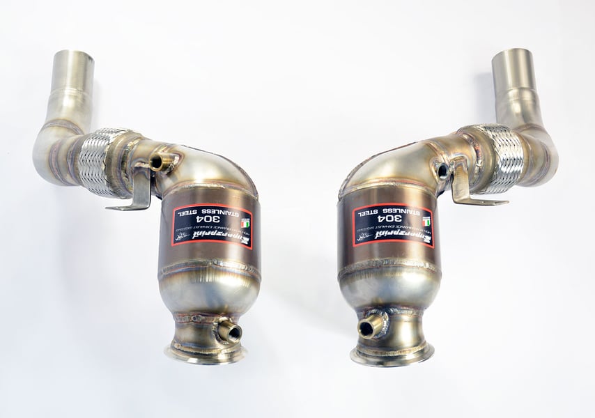 Supersprint Downpipe mit Sportkatalysator links 525241