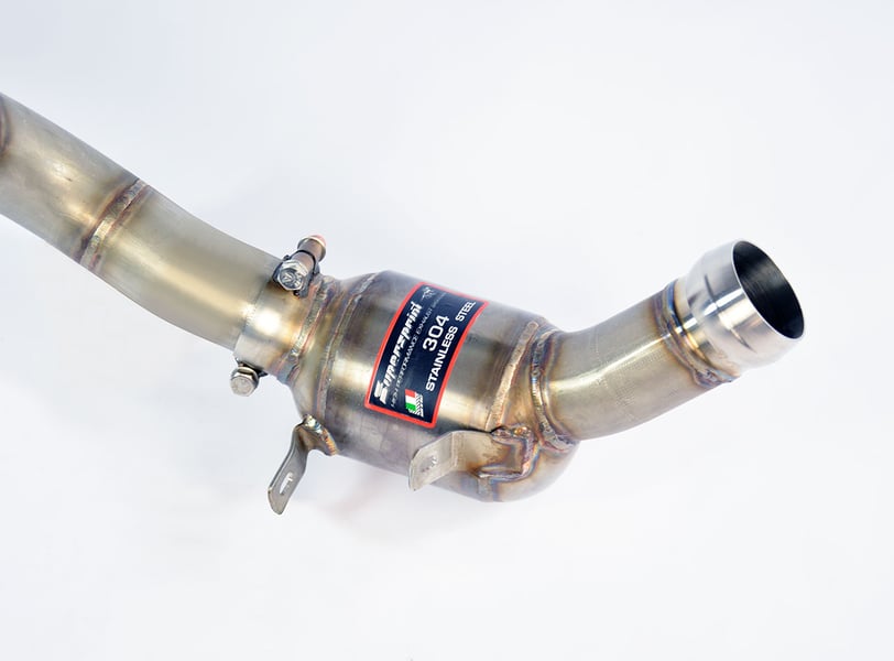 Supersprint Downpipe mit Sportkatalysator rechts 723161