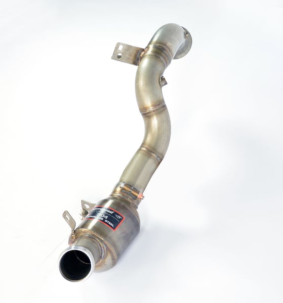 Supersprint Downpipe mit Sportkatalysator rechts 723161