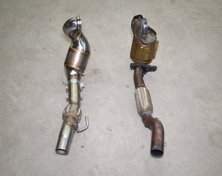 Supersprint Downpipe mit Sportkatalysator 756321