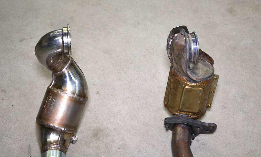 Supersprint Downpipe mit Sportkatalysator 756321