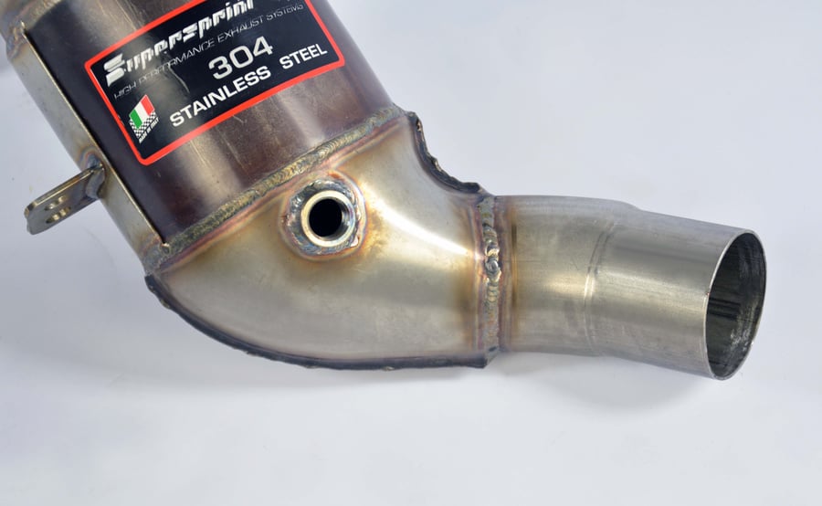 Supersprint Downpipe mit Sportkatalysator links 756541