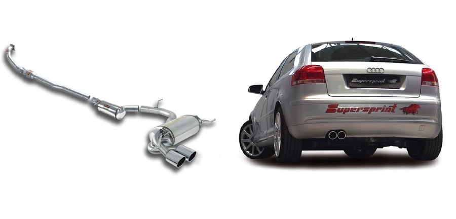 Supersprint Downpipe mit Sportkatalysator 766221