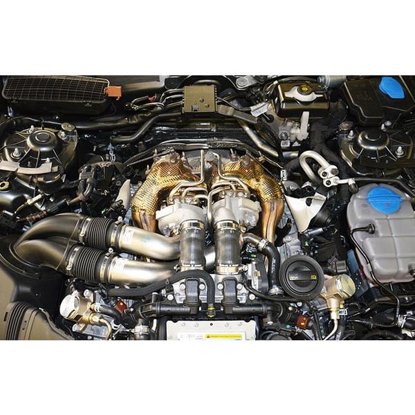 Supersprint Downpipe mit Sportkatalysator rechts 771321