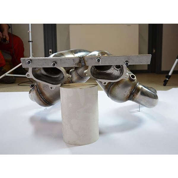 Supersprint Downpipe mit Sportkatalysator rechts 771321