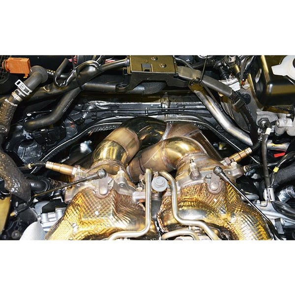 Supersprint Downpipe mit Sportkatalysator rechts 771321
