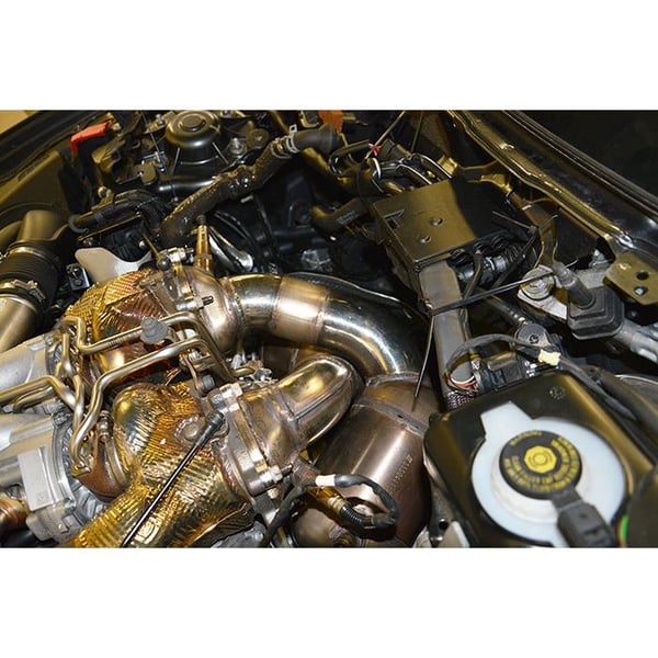 Supersprint Downpipe mit Sportkatalysator rechts 771321