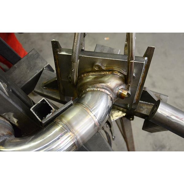 Supersprint Downpipe mit Sportkatalysator rechts 771621
