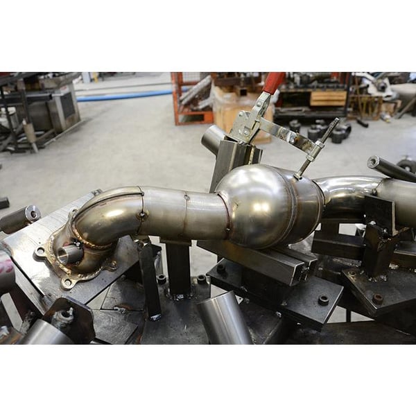 Supersprint Downpipe mit Sportkatalysator rechts 771621