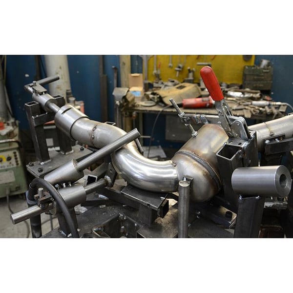 Supersprint Downpipe mit Sportkatalysator rechts 771621