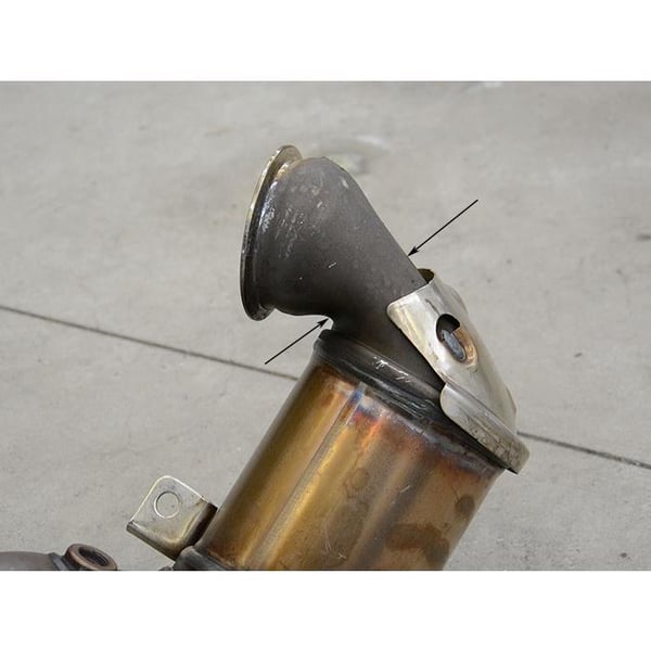 Supersprint Downpipe mit Sportkatalysator 771821