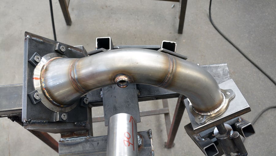 Supersprint Downpipe Kit - rechts und links 777911